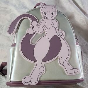 Loungefly Pokemon Mewtwo Cosplay Mini Backpack Nwt GIFT.